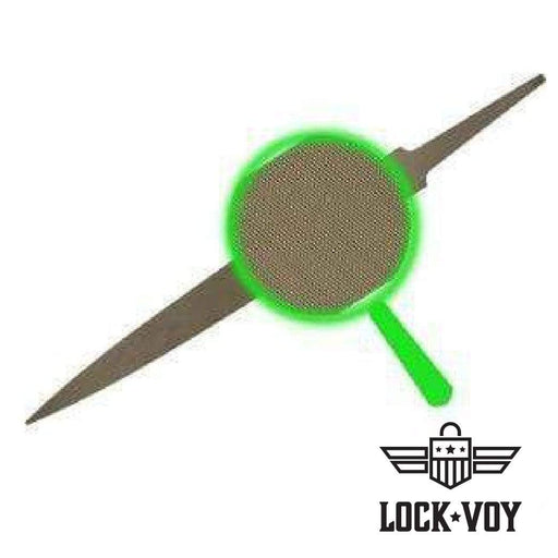 Flat "Warding" 6" Long No. 2 Cut Key File - Swiss Made Locksmith Tools LockVoy