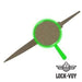 Flat "Warding" 6" Long No. 2 Cut Key File - Swiss Made Locksmith Tools LockVoy