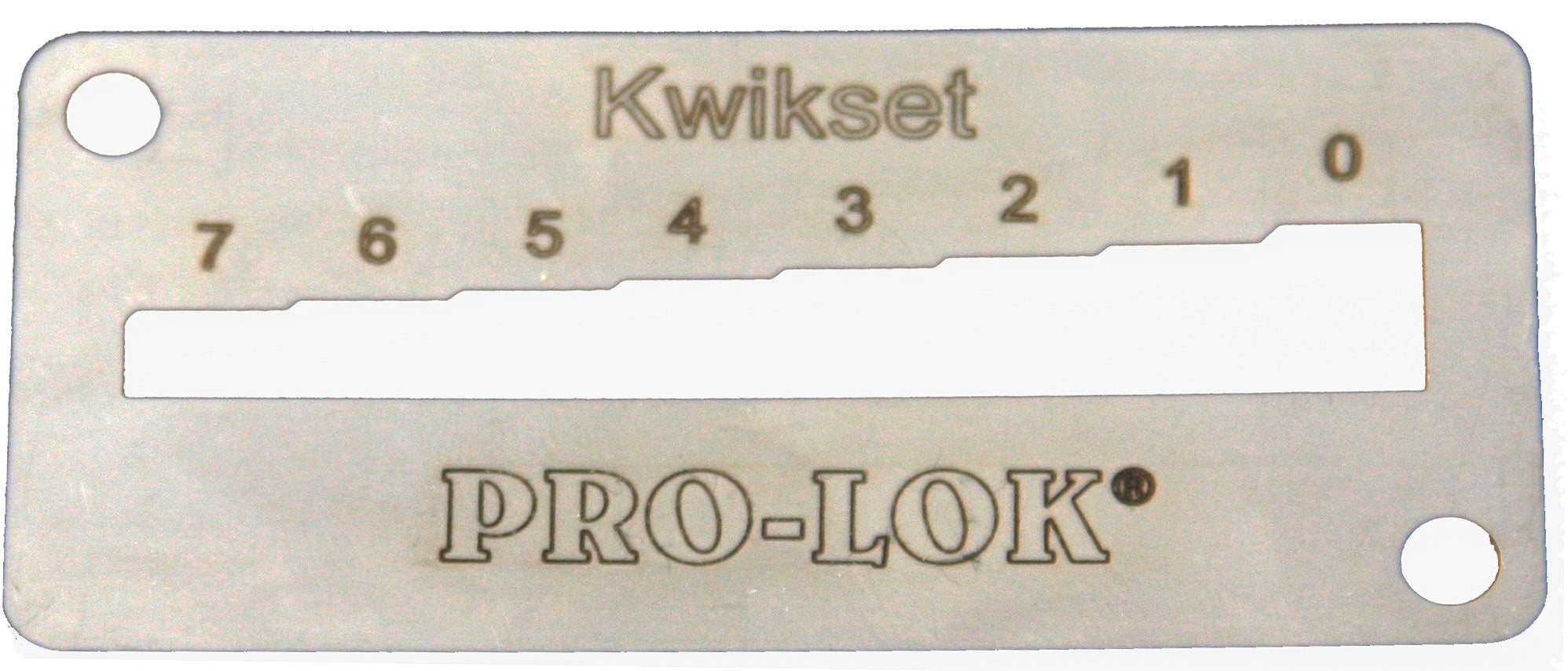 Kwikset Key Gauge