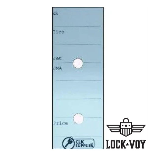 White Blank Key Tags- 96 Tags Displays and signage LockVoy