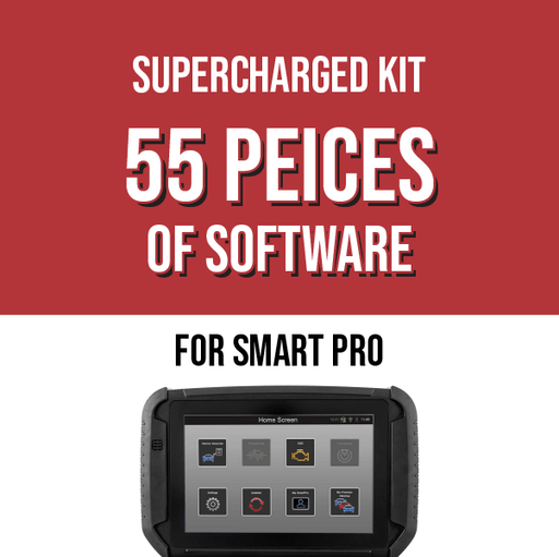 The SMART Pro™ SuperCharged Software Kit - Consists of 55 pcs software Automotive Tools Advanced Diagnostics