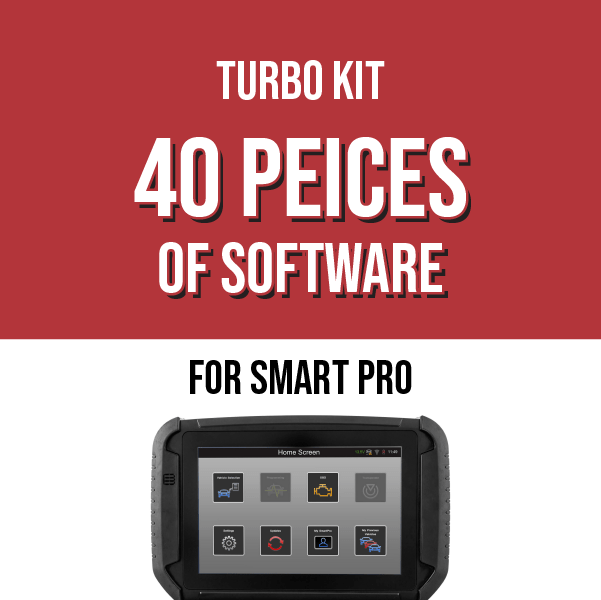 The SMART Pro™ Turbo Software Kit - Consists of 40 pcs software