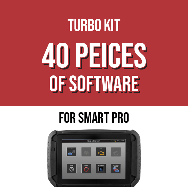 The SMART Pro™ Turbo Software Kit - Consists of 40 pcs software Automotive Tools Advanced Diagnostics