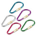 Anodized Oval Key Ring 24/card Assorted Colors Key Chains & Tags Lucky Line