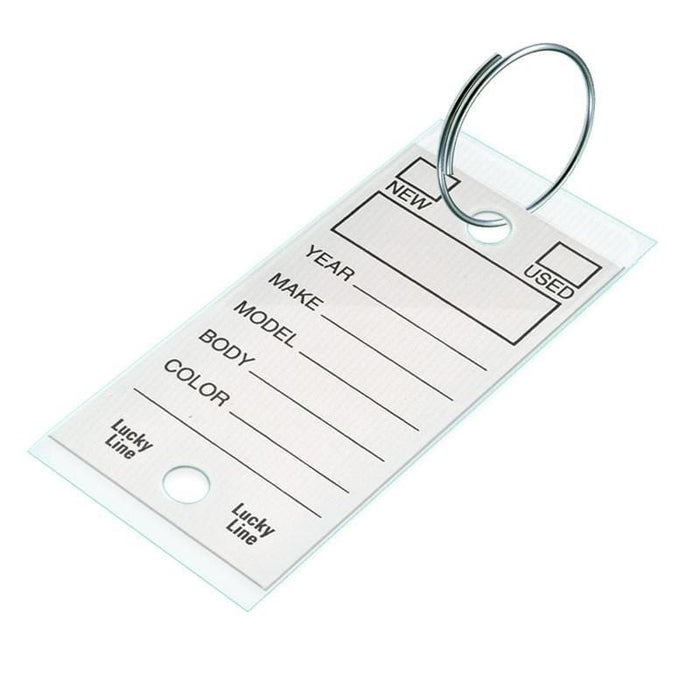 Self Laminating Stock Tag 250/pk Key Chains & Tags Lucky Line