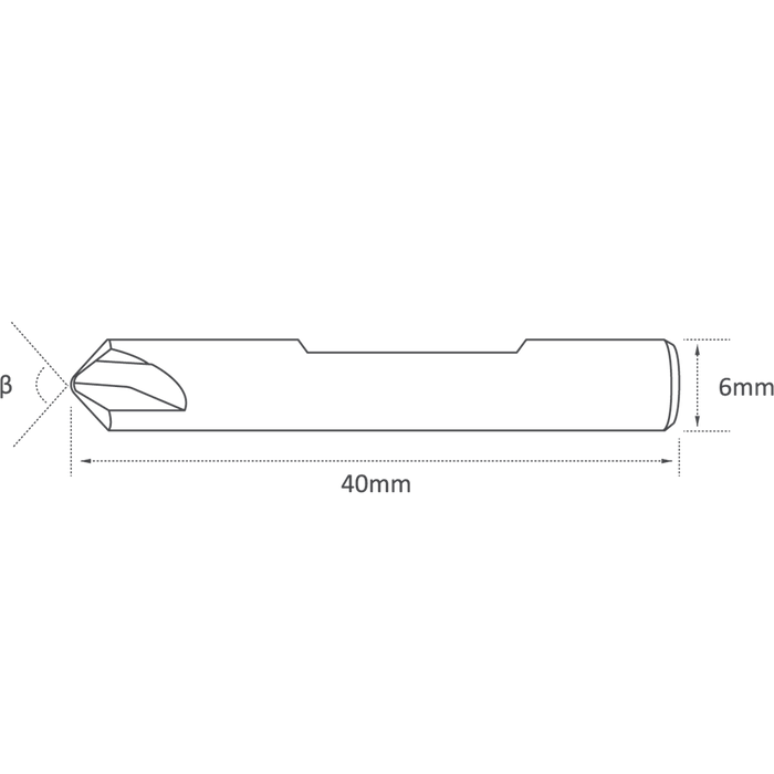 0.8mm (95°) Dimple Cutter for Triton (RAISE) Laser Key Cutting Bit Triton