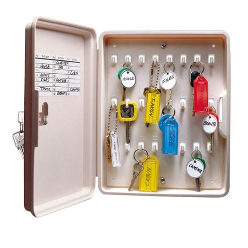 Locking Key Organizer  24 Hooks LocK Boxes Lucky Line