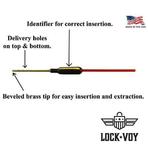 The Lock Straw- The Better Way To Spray Lock Lubricant LockVoy