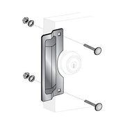 Latch Protector 13" Center Rose ELP-210 Locksets Pro-Lok