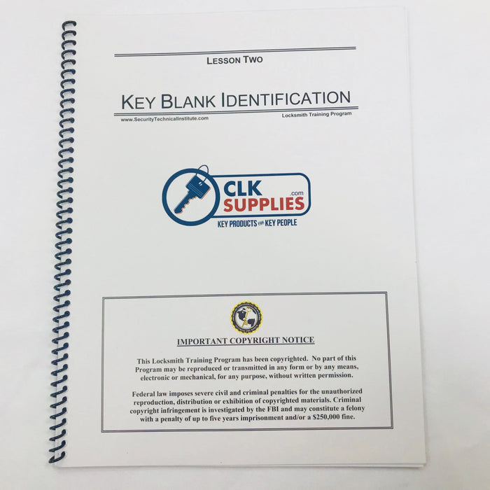 Learn How to Identify Key Blanks- Step by Step Guide Locksmith Training Program CLK SUPPLIES, LLC