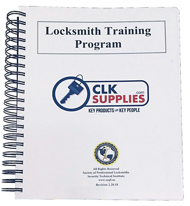 Locksmith Training Program Book | Become a Locksmith
