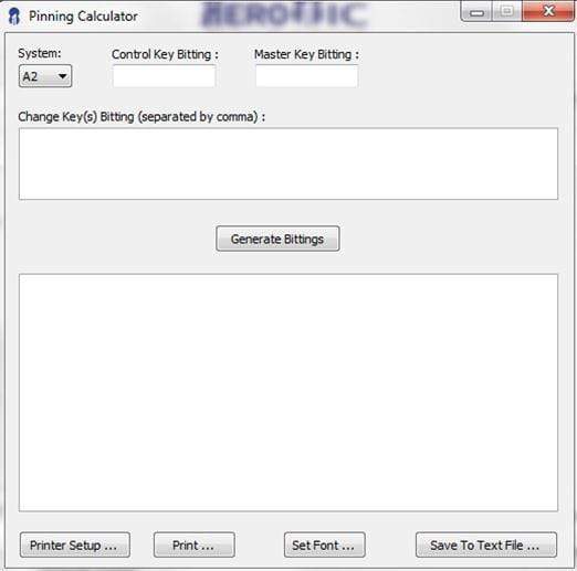 Aero IC Core Masterkeying Software For A-2,A-3 And A-4 — CLK Supplies