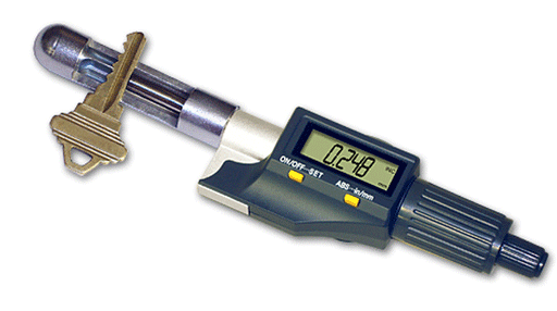 HPC Key Micrometer Direct Read (SKM-2D) Locksmith Tools Hudson-ESP-HPC