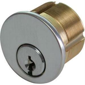 1" Mortise Cylinder Weiser WR3/WR5 (Satin Chrome) Cylinders & Hardware GMS Industries