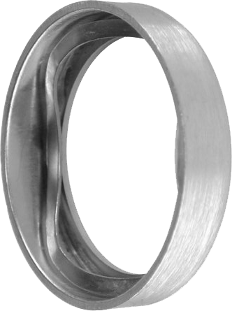 Collar for Mortise & Rim Cylinders | 1/4" Adjustable Ring | US26D Mortise Cylinder Accessory GMS Industries