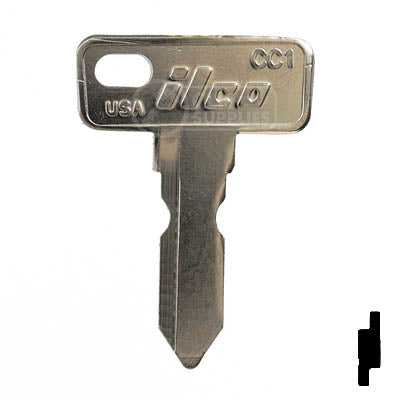 Uncut Key Blank | Club Car | CC1