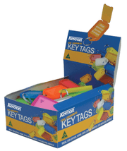 Kevron Giant Clicktag ID30 Display box of 50 Key Chains & Tags Kevron