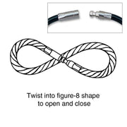 Twisty Key Ring 24/card Assorted Colors Key Chains & Tags Lucky Line