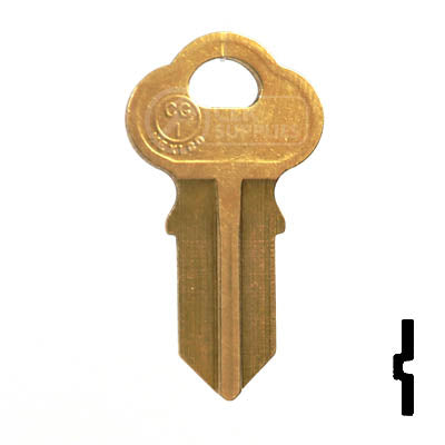Uncut Key Blank | Chicago | CG1, 1041G