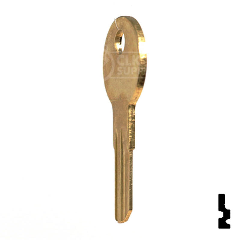 Uncut Key Blank | Jofco, Hudson, Kimball | IN8, L1054B