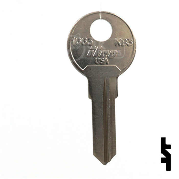 KB3, 1663 Kimball Office Key Office Furniture-Mailbox Key Ilco