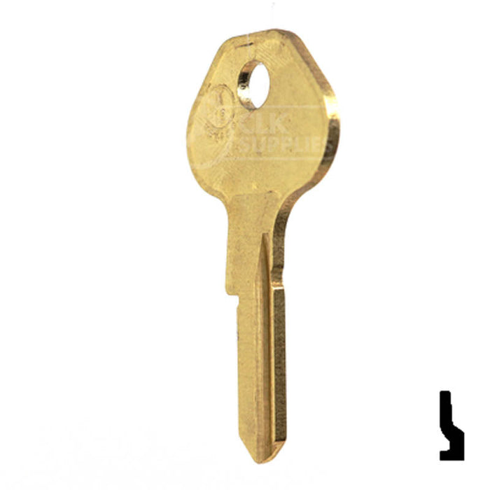 1 Chateau Padlock Key Blank Commercial Residential Keys Y52 997E - Foto 4