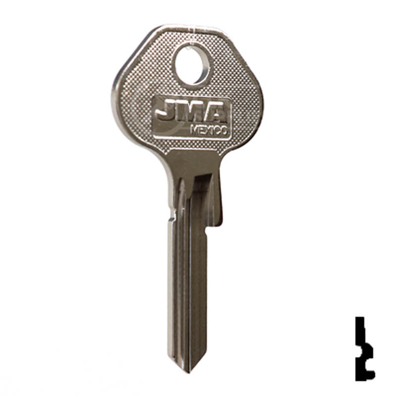 Uncut Key Blank | Master Padlock | M21, 1092-7000 — CLK Supplies