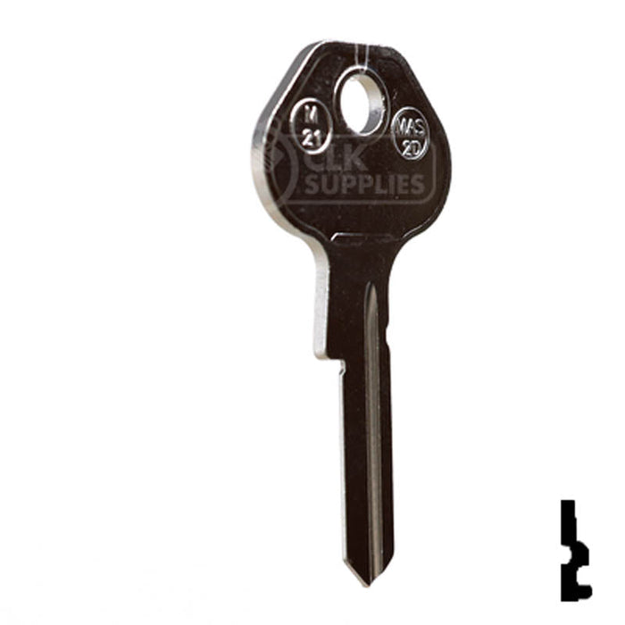 M21, 1092-7000 Master Key Padlock Key JMA USA