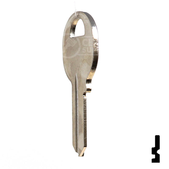 1 Chateau Padlock Key Blank Commercial Residential Keys Y52 997E - Foto 9