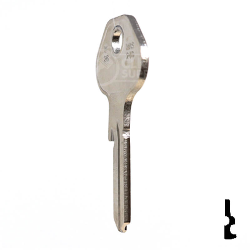 Uncut Key Blank | Master Padlock | M26, 1092-7000B — CLK Supplies