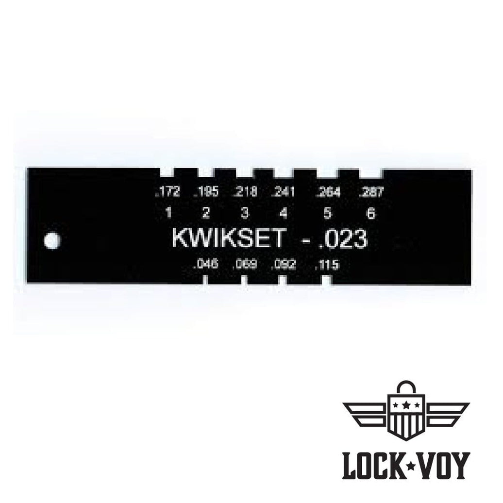 Kwikset Pin Gauge