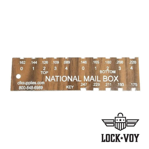 National Mailbox Pin Gauge Locksmith Tools LockVoy