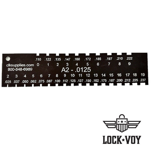 SFIC A2 Pin Gauge Locksmith Tools LockVoy