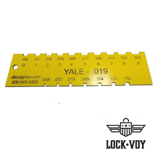 Yale .019 Pin Gauge Locksmith Tools LockVoy
