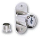 Flush Mount Plunger Lock Keyed Alike (ES201) Cylinders & Hardware Hudson-ESP-HPC