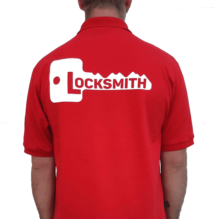 Locksmith Polo - Red Locksmith Apparel CLK