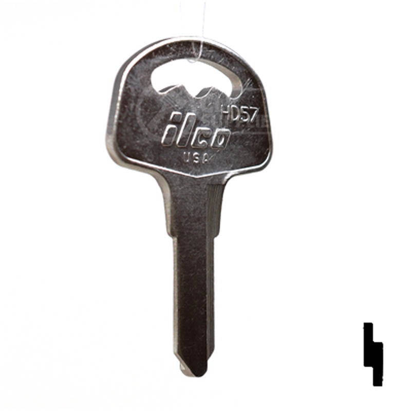 Uncut Key Blank | Honda Motorcycle, ATV | HD57 — CLK Supplies