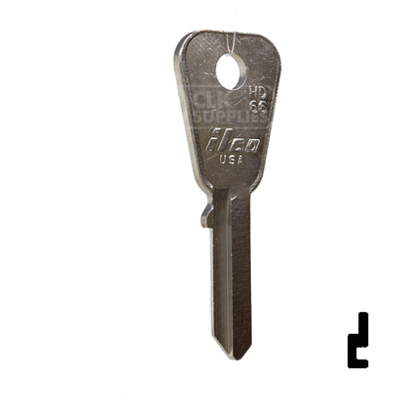 HD66 Honda Motorcycle Key Blank | CLK SUPPLIES, LLC — CLK Supplies