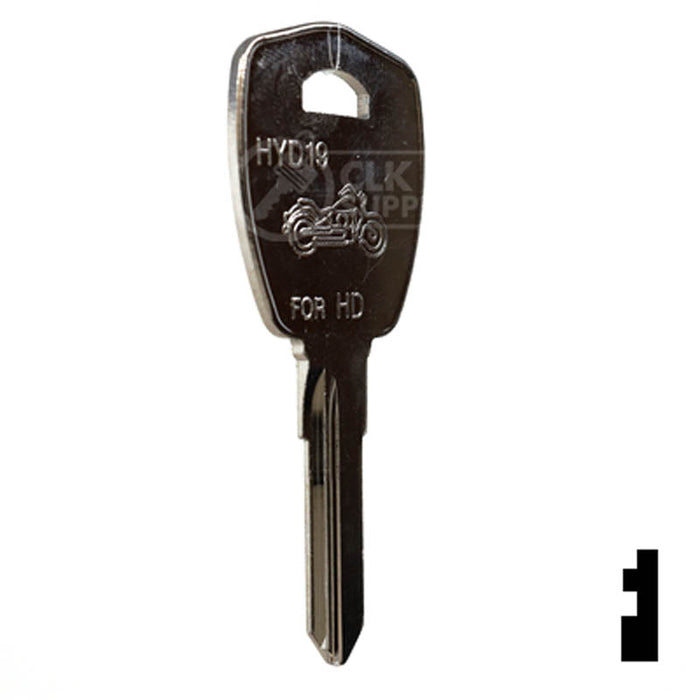 HYD19 Harley Street 750 Key Power Sport Key JET Hardware Mfg.