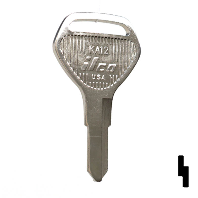 KA12 Kawasaki Key Blank | CLK SUPPLIES, LLC — CLK Supplies