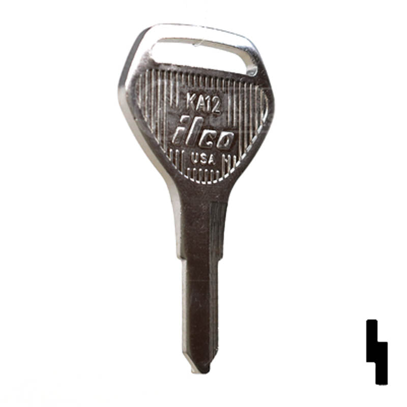 KA12 Kawasaki Key Blank | CLK SUPPLIES, LLC — CLK Supplies