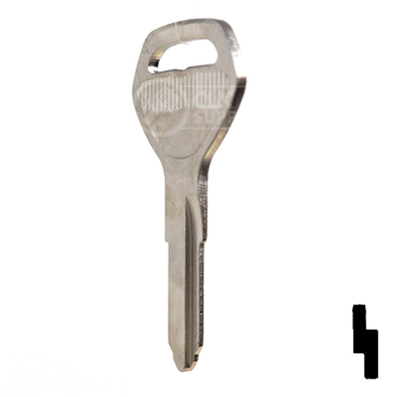 X103 (KA 14) Kawasaki Key Blank | CLK SUPPLIES, LLC — CLK Supplies