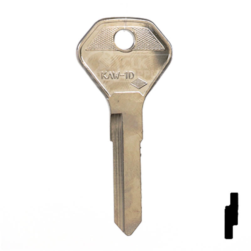 X106 (KA 15) Kawasaki Key Blank | CLK SUPPLIES, LLC — CLK Supplies