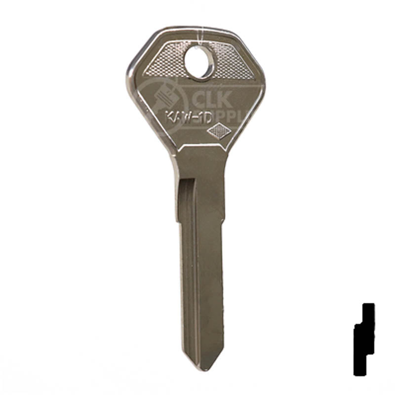X106 (KA 15) Kawasaki Key Blank | CLK SUPPLIES, LLC — CLK Supplies