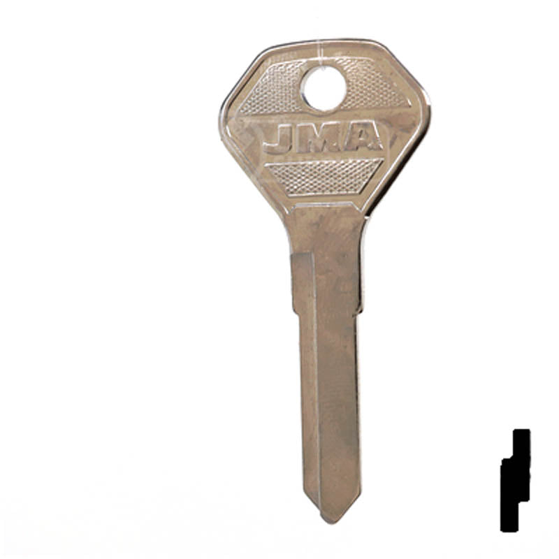 key’s X106 (KA 15) Kawasaki Key Blank | CLK SUPPLIES, LLC — CLK Supplies
