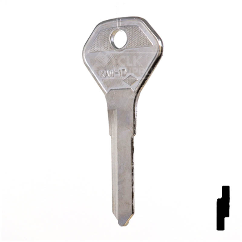 X106 (KA 15) Kawasaki Key Blank | CLK SUPPLIES, LLC — CLK Supplies