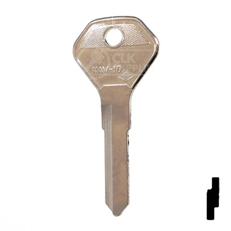 X106 (KA 15) Kawasaki Key Blank | CLK SUPPLIES, LLC — CLK Supplies