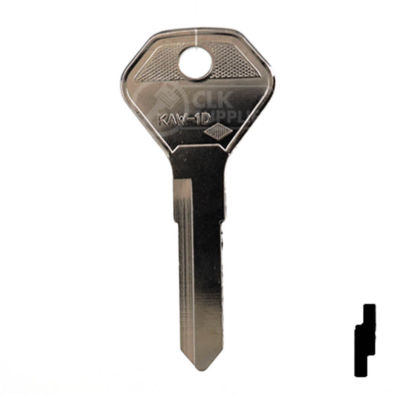 X106 (KA 15) Kawasaki Key Blank | CLK SUPPLIES, LLC — CLK Supplies