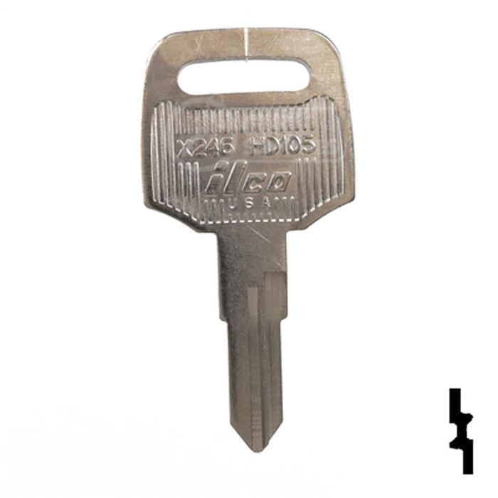 X246 ( HD105 ) Honda Key Power Sport Key Ilco