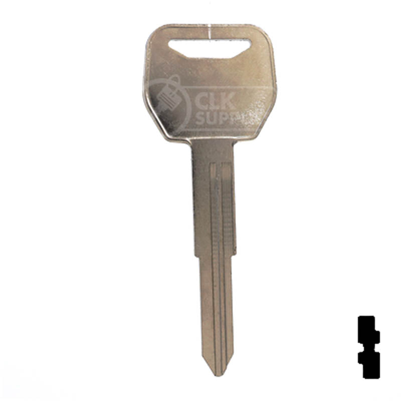 Uncut Key Blank | Honda Motorcycle | X265 ( HD109 ) — CLK Supplies